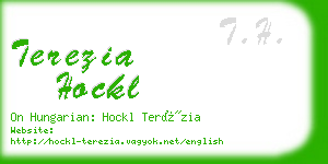 terezia hockl business card